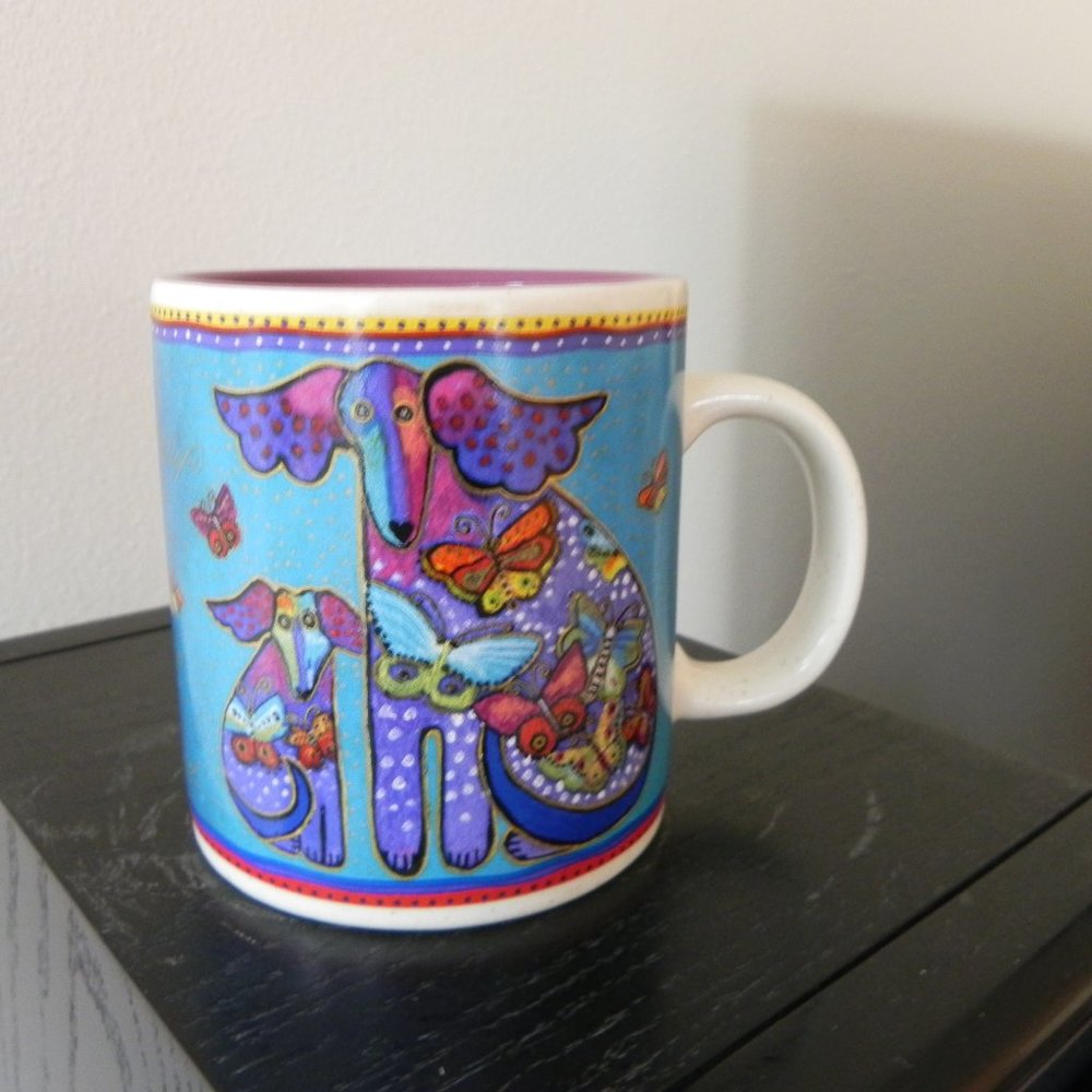 Laurel Burch 2004 Sonoma Your friendship takes wing in my heart Coffee Mug
